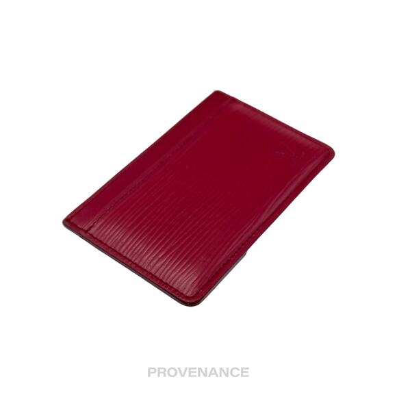 🔴 Louis Vuitton Card Holder Wallet - Fuchsia Epi Leather - Picture 5 of 8